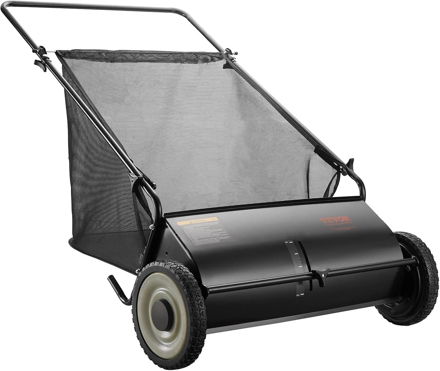 LawnMaster | Hand-Push Lawn Sweeper with Extra-Large Collector